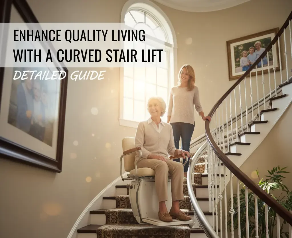Enhance Quality of Living with a Curved Stair Lift - Detailed Guide