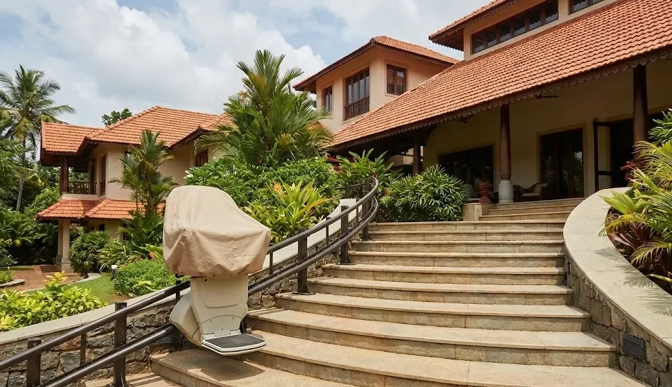 Outdoor Stairlifts for Indian Bungalows & Villas