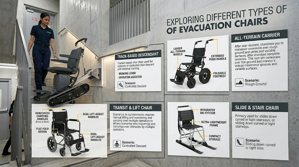 Types of Evacuation Chairs