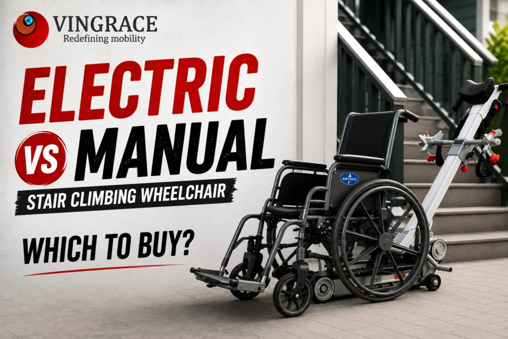 Electric vs Manual Stair Climbing Wheelchair