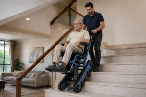 Stair Climbing Wheelchair for Elderly Parents