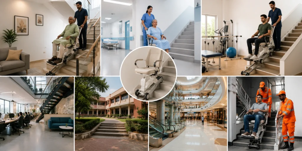 Where Can Stair-Climbing Wheelchairs Be Used in India?